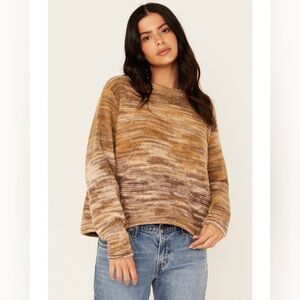 Cleo + Wolf Spacedye Crew Neck Sweater